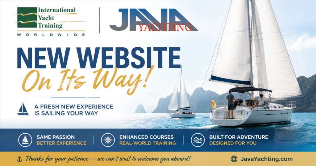 Banner introducing Java Yachting