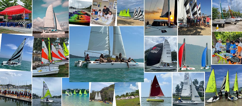 Java Yachting gallery featuring sailing, yacht training, outdoor education, team building and camps in Thailand